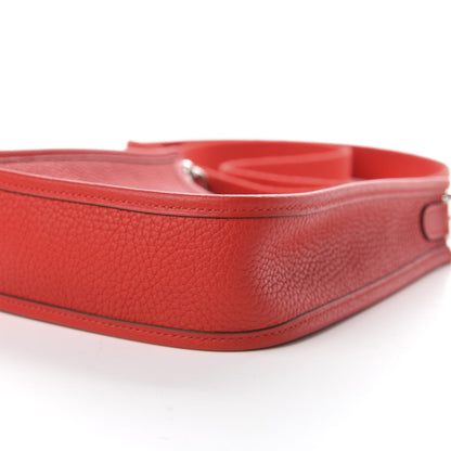 Hermes Taurillon Clemence Evelyne TPM Rouge de Coeur 7 of 9
