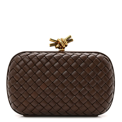 Bottega Veneta Nappa Intrecciato Knot Madder Brown 1 of 6