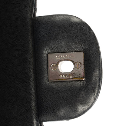 Chanel Lambskin Quilted Maxi Double Flap Black 8 of 9