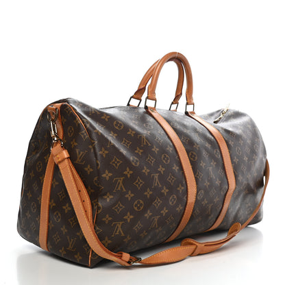 Louis Vuitton Monogram Keepall Bandouliere 55 4 of 13