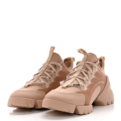 Christian Dior Neoprene Rubber Womens D-Connect Sneakers 37.5 Nude 3 of 10