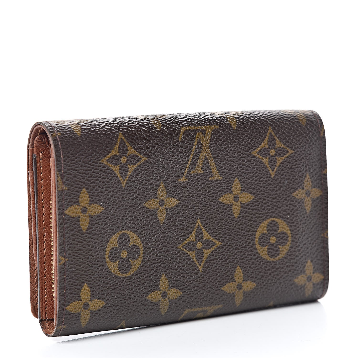 Louis Vuitton Monogram Porte-Monnaie Tresor Wallet 3 of 15