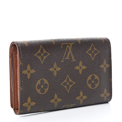 Louis Vuitton Monogram Porte-Monnaie Tresor Wallet 3 of 15