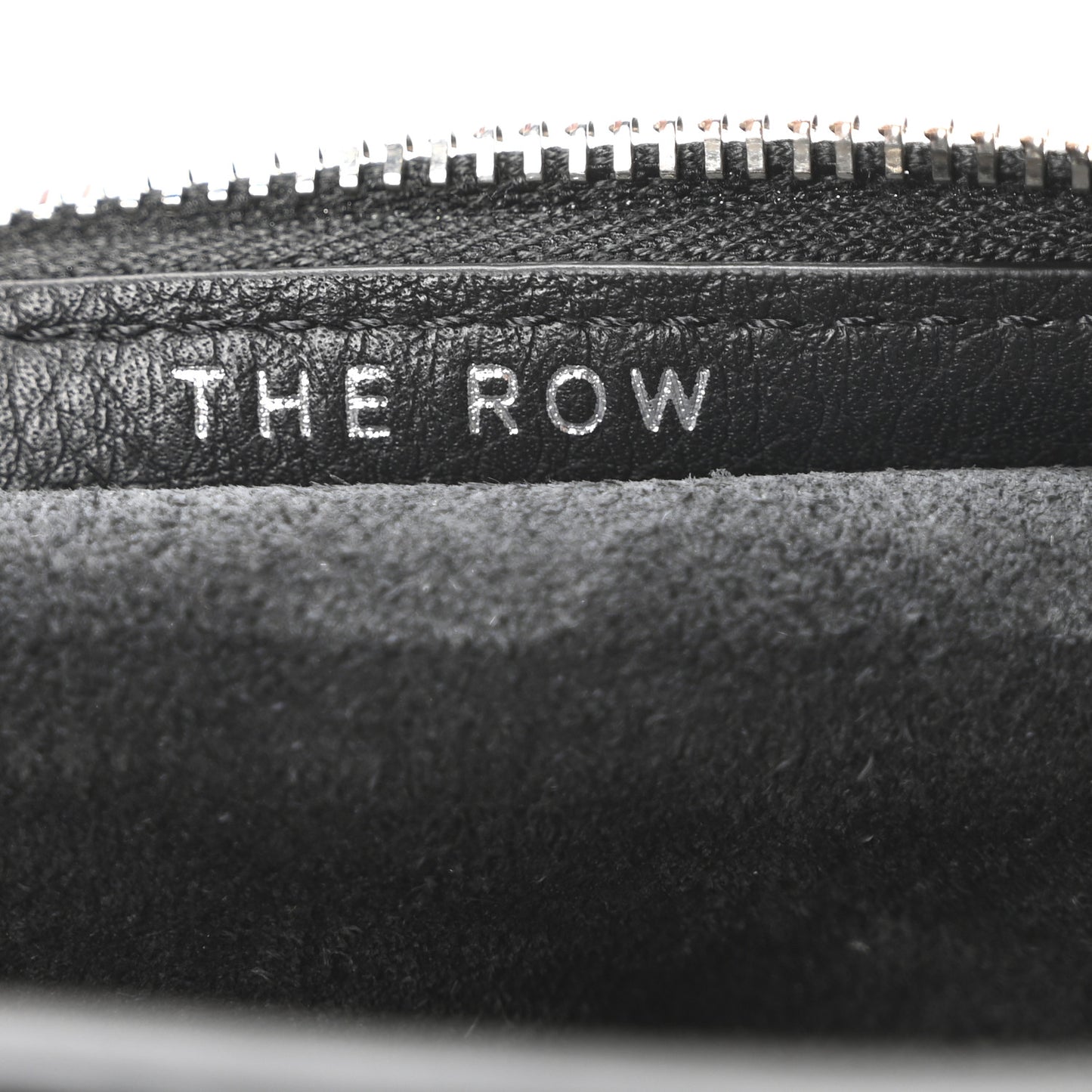 Grained Calfskin Small Slouchy Banana Bag Black