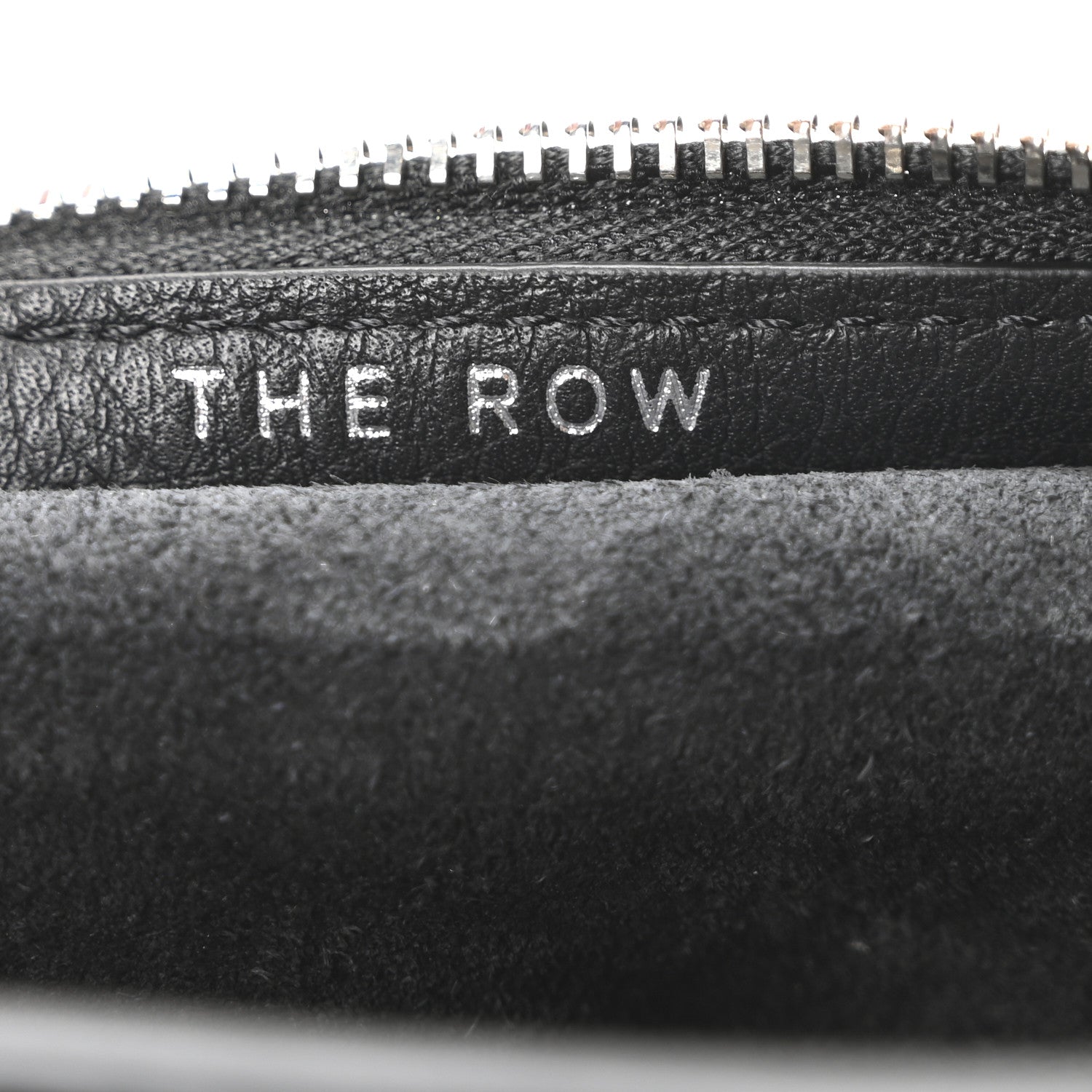 The Row Grained Calfskin Small Slouchy Banana Bag Black 6 of 9