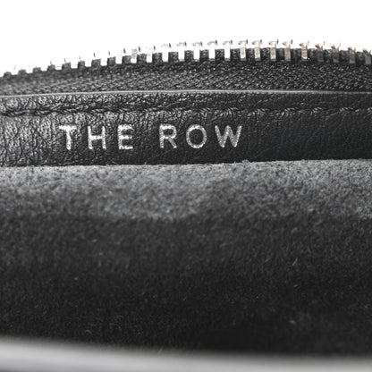 The Row Grained Calfskin Small Slouchy Banana Bag Black 6 of 9