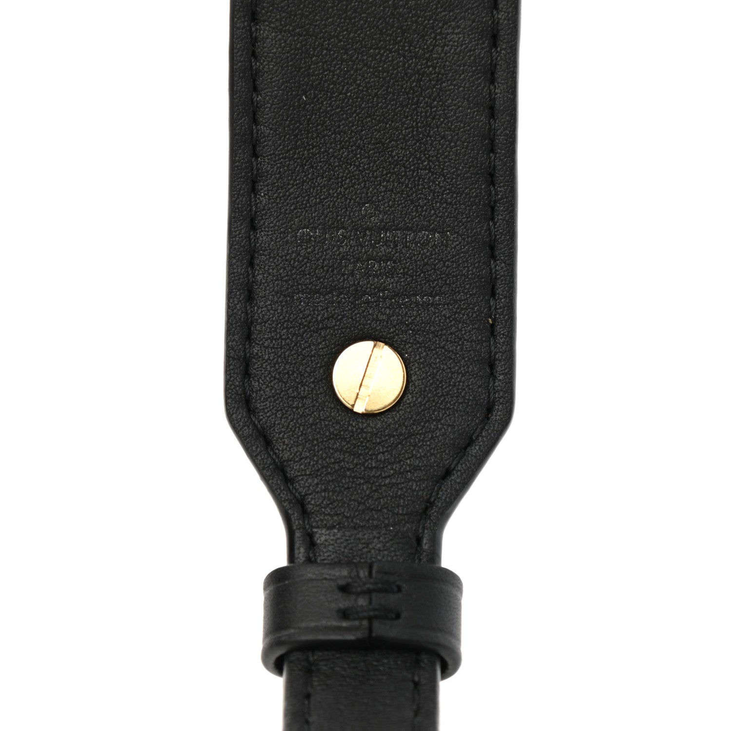 Louis Vuitton Reverse Monogram Bandouliere Shoulder Strap XL Black 4 of 5