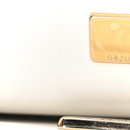 Chanel Tweed Embroidered Feathers Pearl Crystal Clutch White 8 of 11