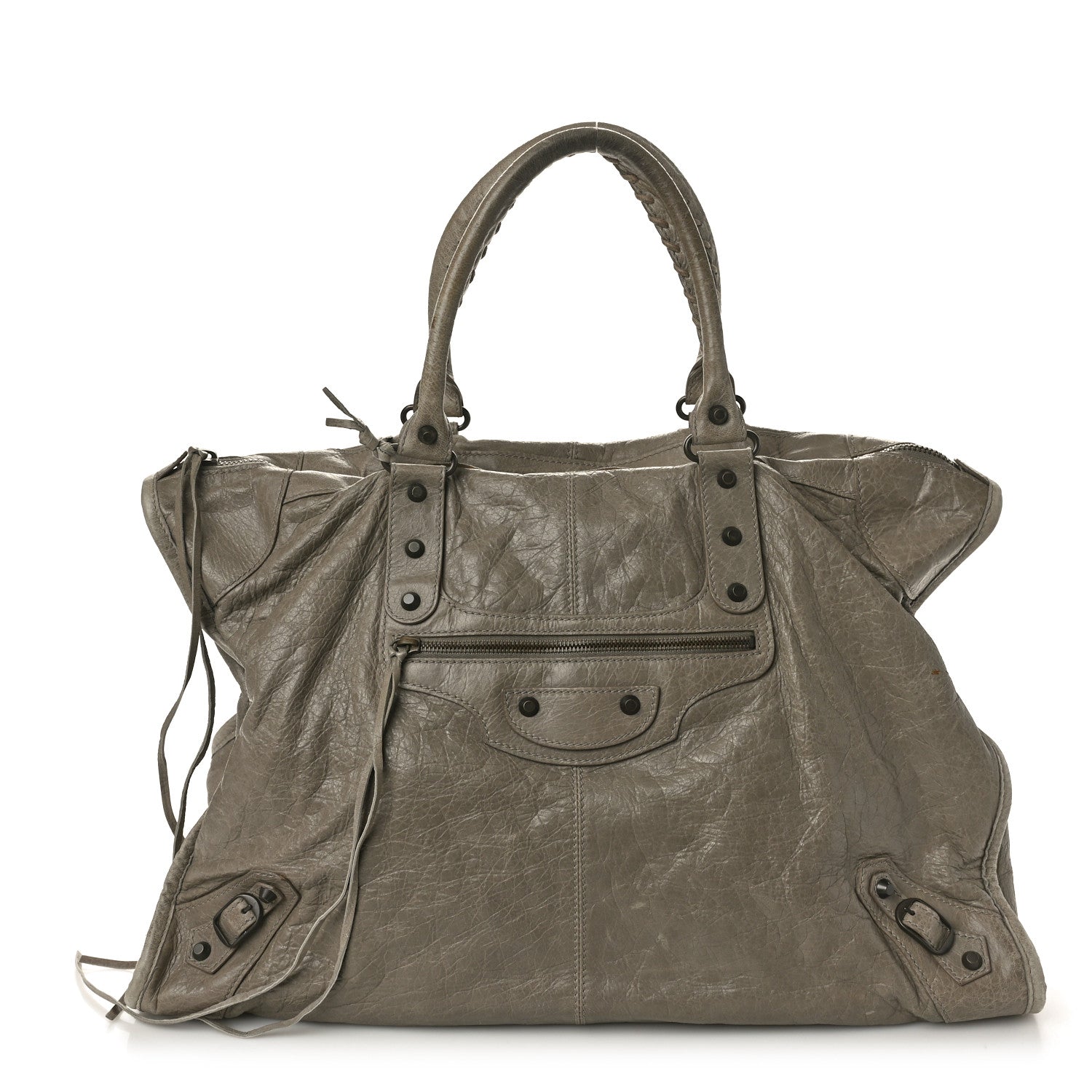 Balenciaga Agneau Classic Hardware Weekender Papyrus 1 of 13