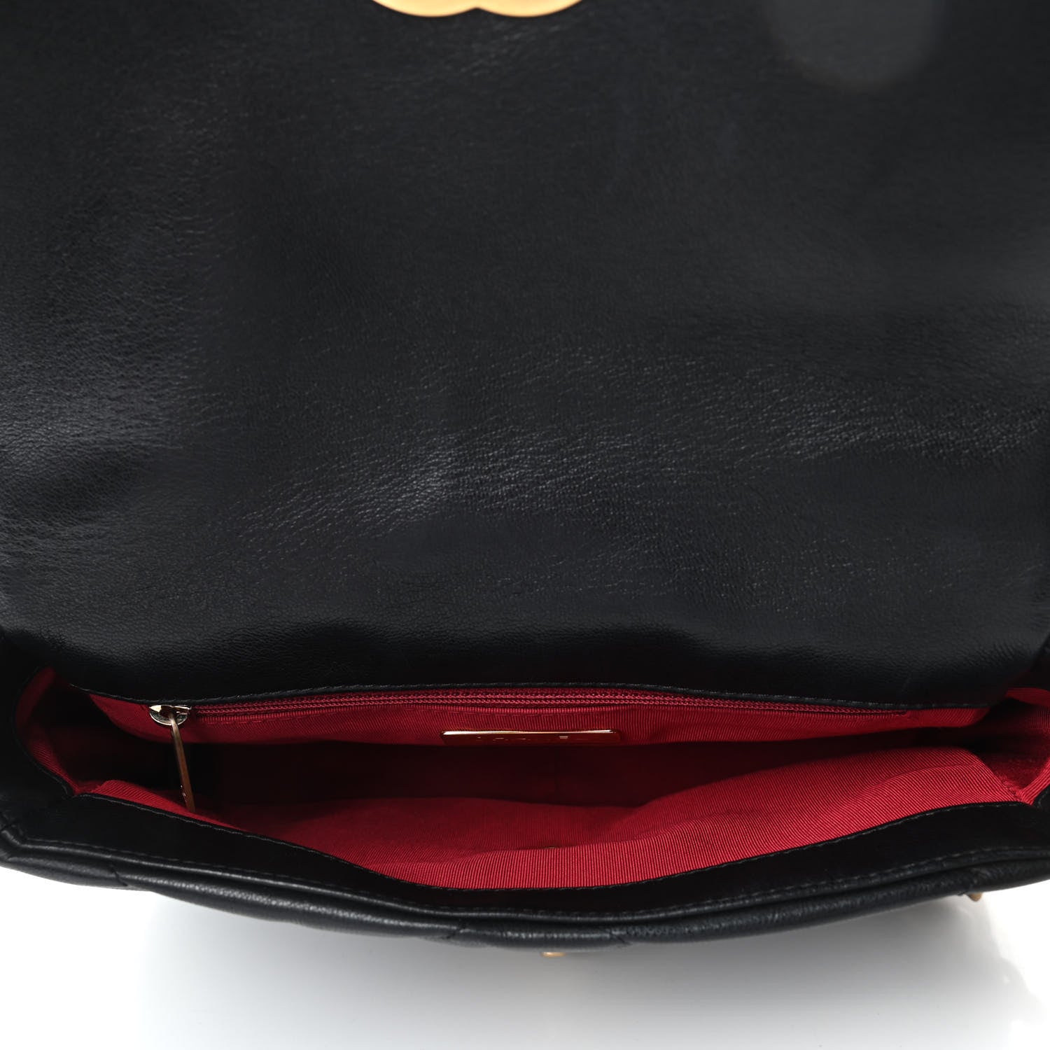 Chanel Goatskin Quilted Medium Chanel 19 Flap Black 4 of 5