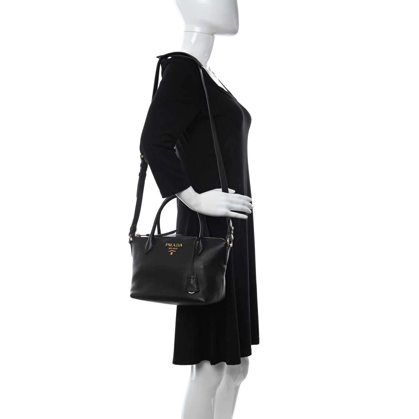 Vitello Daino Bag Black