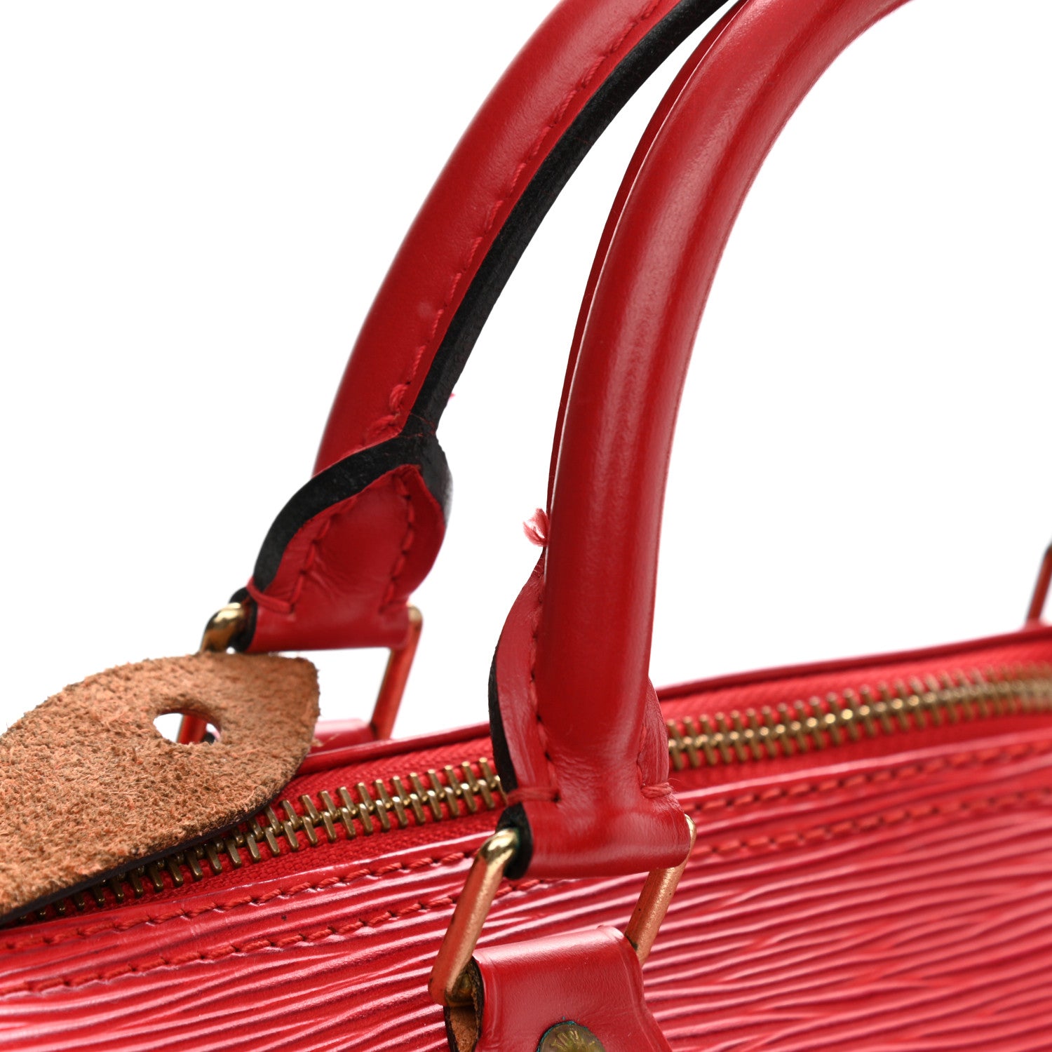 Louis Vuitton Epi Speedy 30 Castillan Red 12 of 18