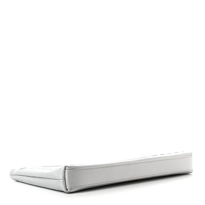 Chanel Metallic Calfskin Keyboard Pouch Silver 4 of 7
