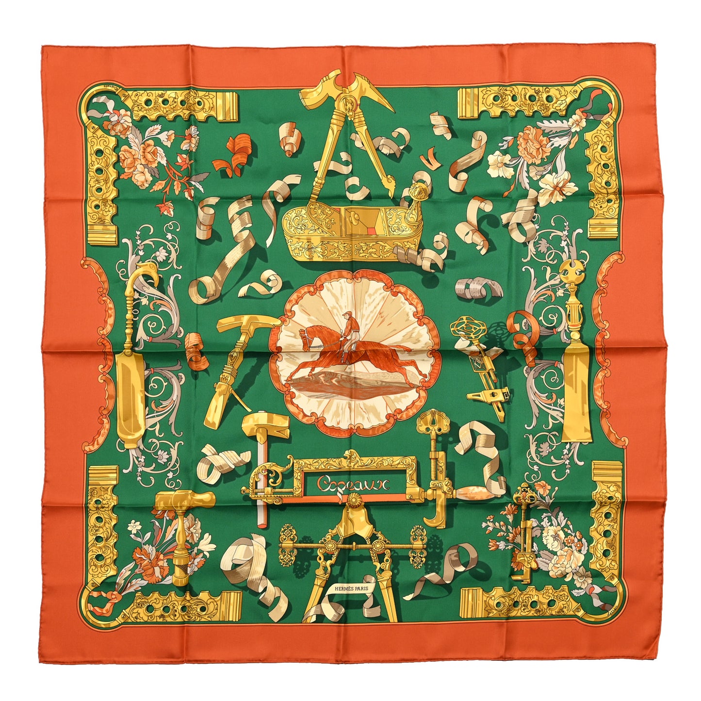 Silk Copeaux Scarf 90