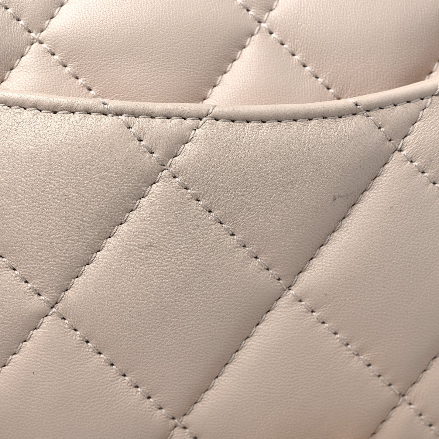 Lambskin Quilted Small CC Funky Town Flap Beige