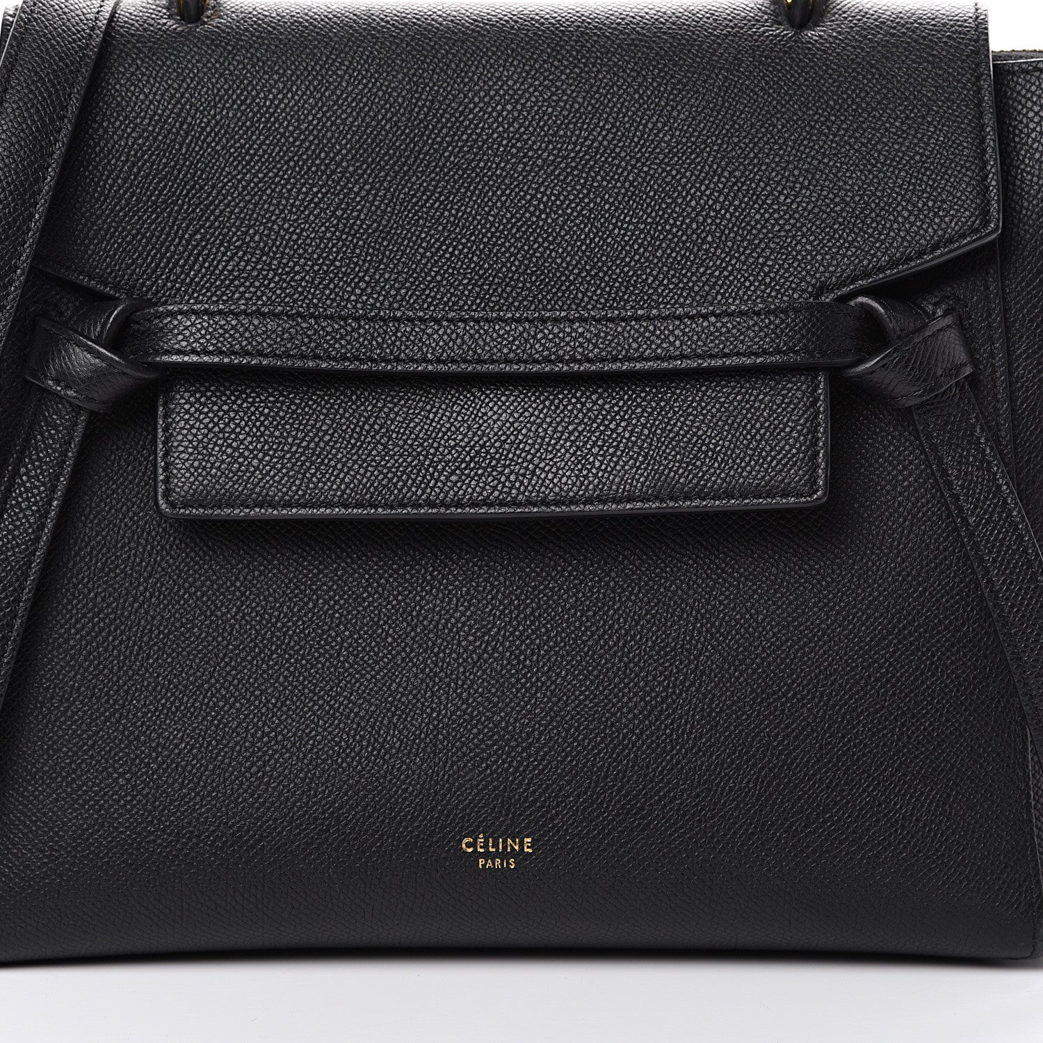Celine Grained Calfskin Micro Belt Bag Black 8 of 16
