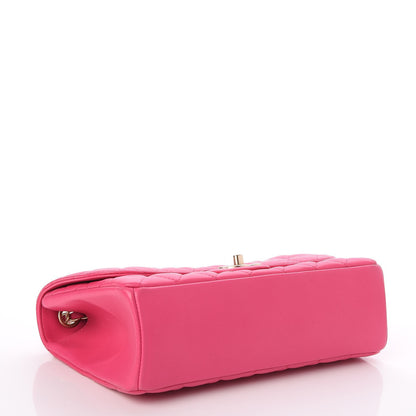 Chanel Lambskin Quilted Medium Mademoiselle Chic Flap Pink 4 of 7