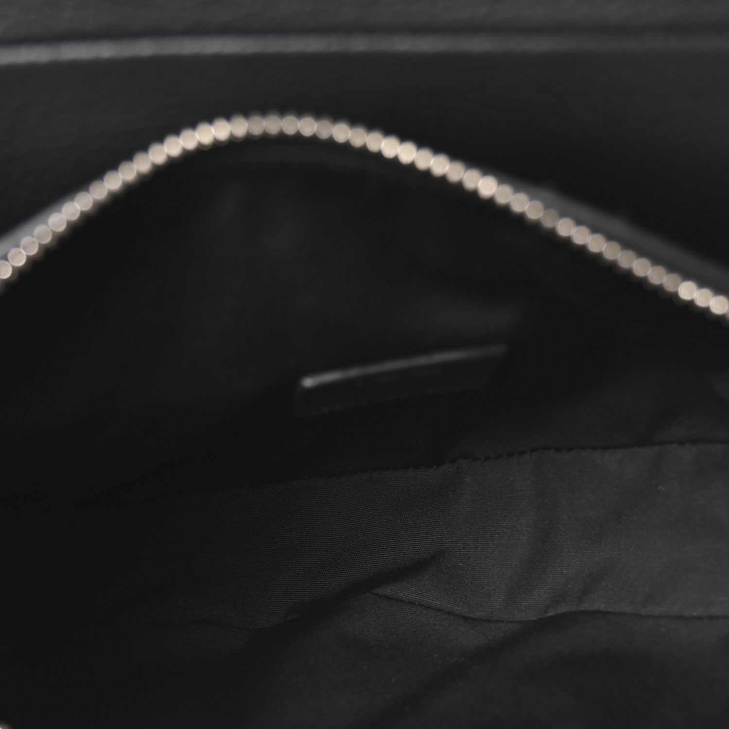 Christian Dior Grained Calfskin Kim Jones Saddle Bag Black 5 of 9
