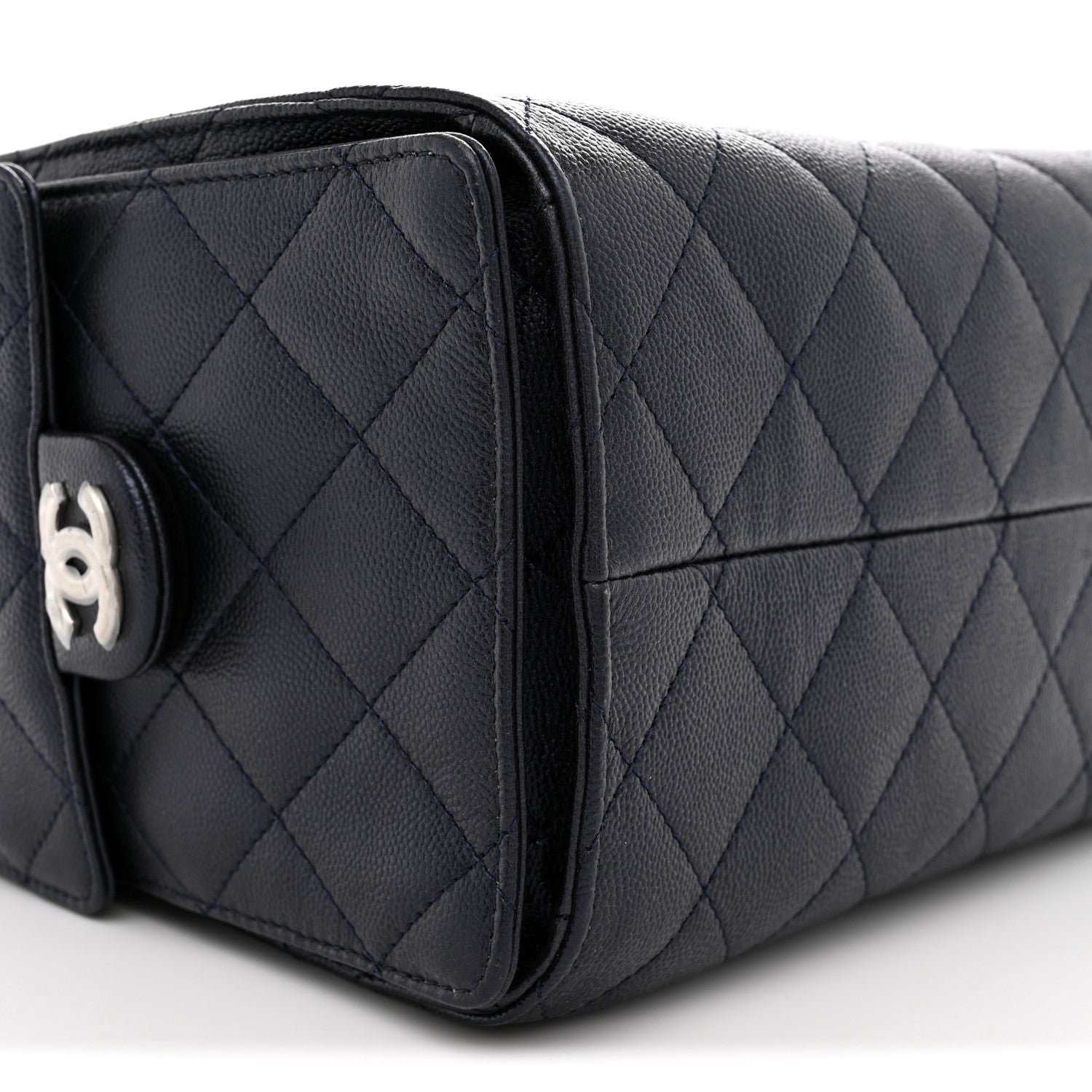 Chanel Caviar Quilted Small Chanel 25 Handbag Dark Navy 9 of 11