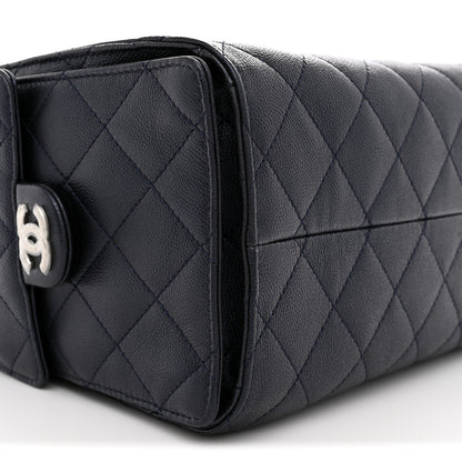 Chanel Caviar Quilted Small Chanel 25 Handbag Dark Navy 9 of 11