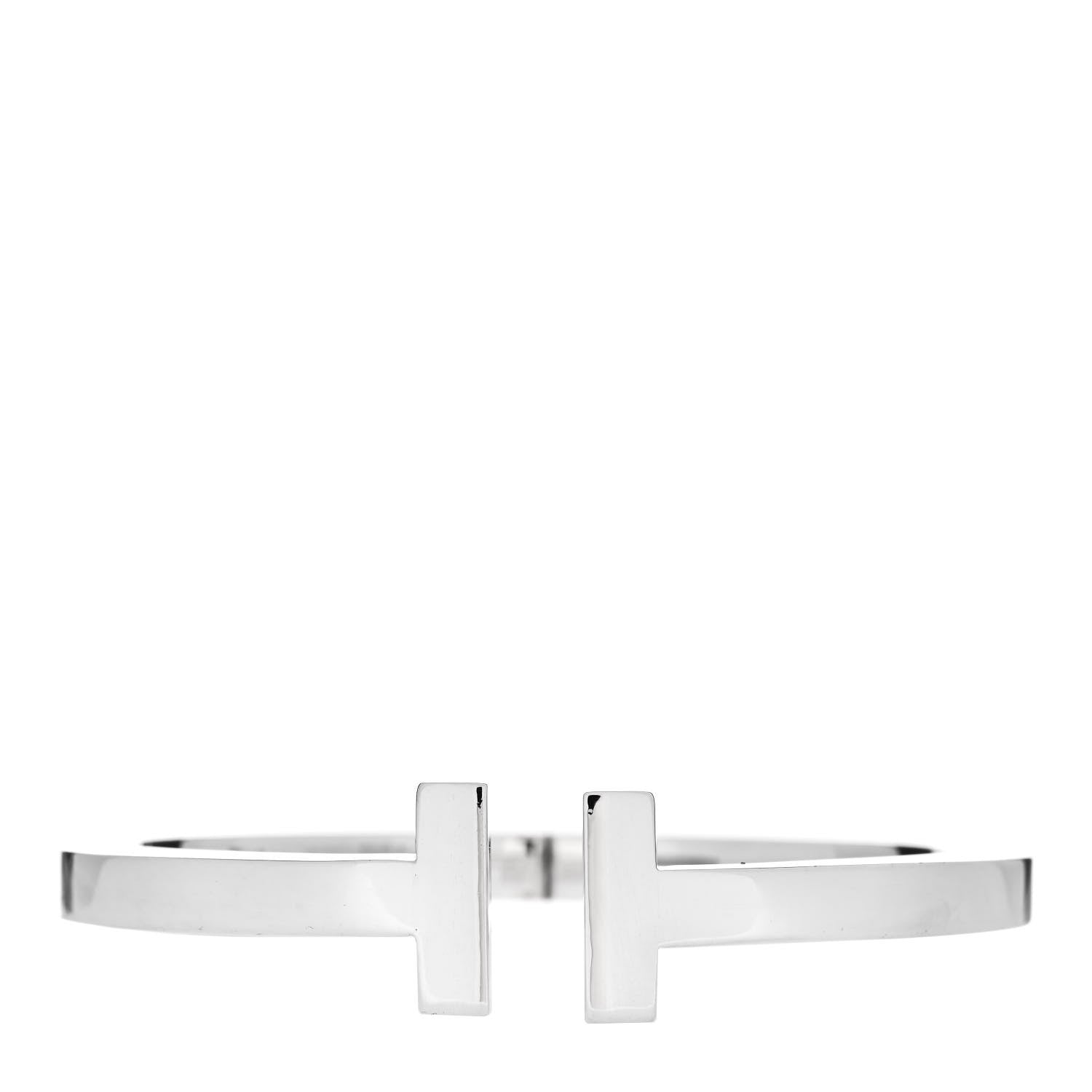 Tiffany Sterling Silver T Square Bracelet 1 of 3