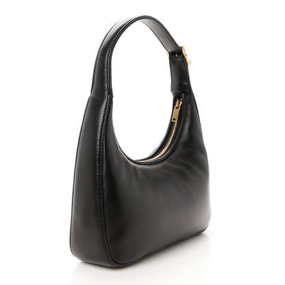 Saint Laurent Plunged Lambskin Calypso Mini Hobo Black 3 of 10