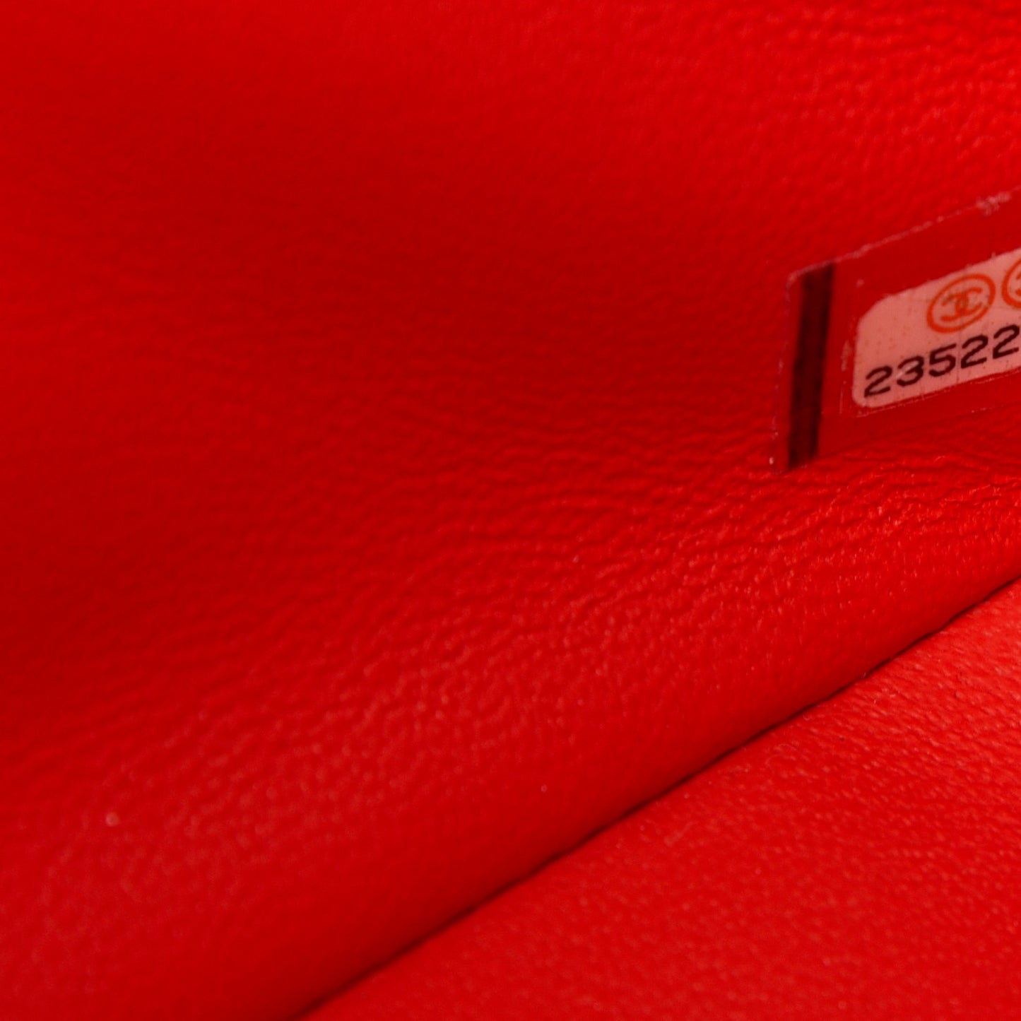 Lambskin Quilted Mini Rectangular Flap Red