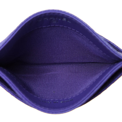 Chanel Caviar Quilted Incognito Card Holder Purple 5 of 14