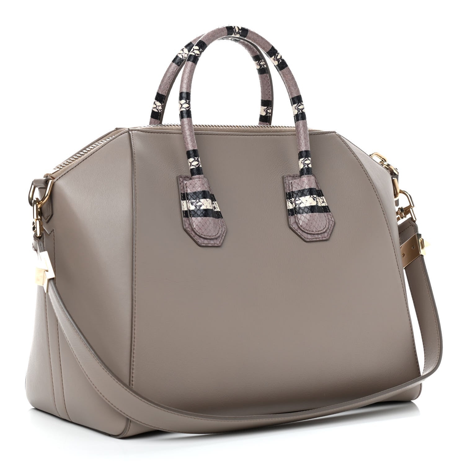 Givenchy Calfskin Ayers Trim Medium Antigona Grey 2 of 9