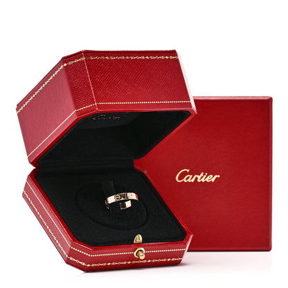 Cartier 18K Pink Gold 3.5mm LOVE Wedding Band Ring 47 4 5 of 5
