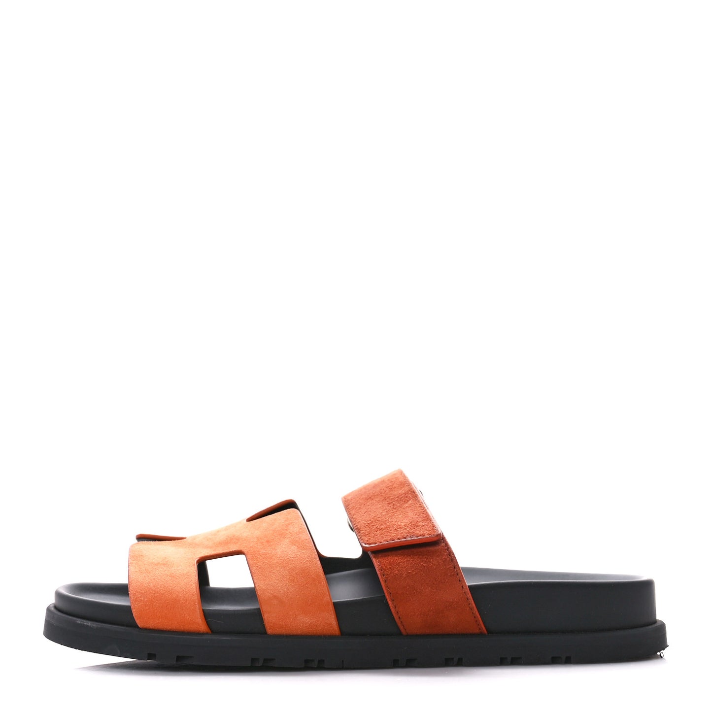 Suede Goatskin Womens Chypre Sandals 37.5 Rose Bois De Santal Rouge De Turin