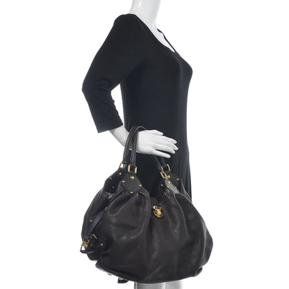 Louis Vuitton Mahina L Chocolate 2 of 10
