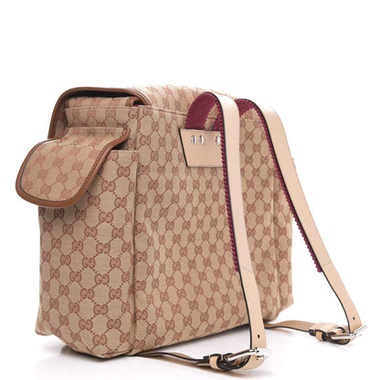 Gucci Monogram Childrens Sciroppo Patch Backpack Beige 2 of 9