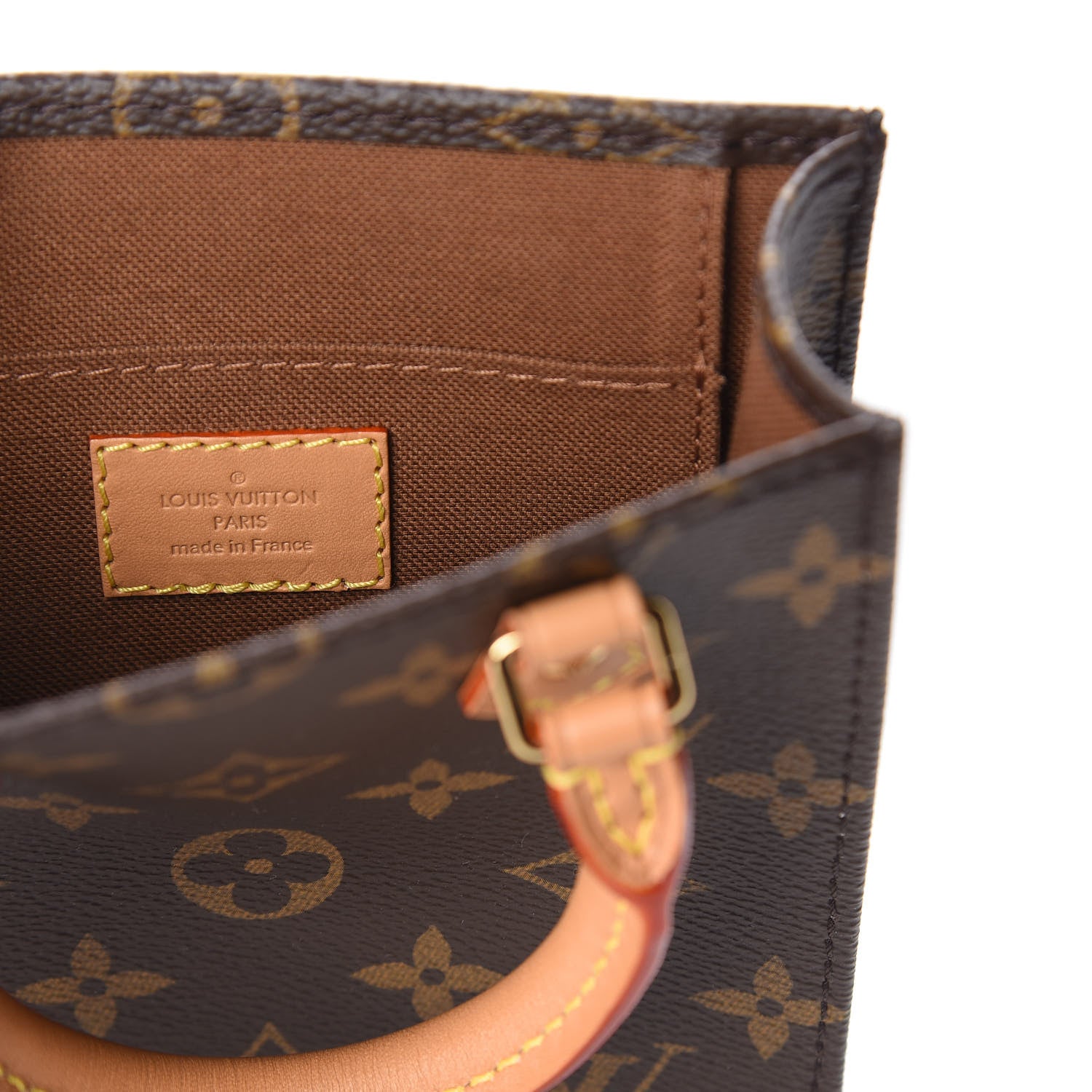 Louis Vuitton Monogram Petit Sac Plat 8 of 10