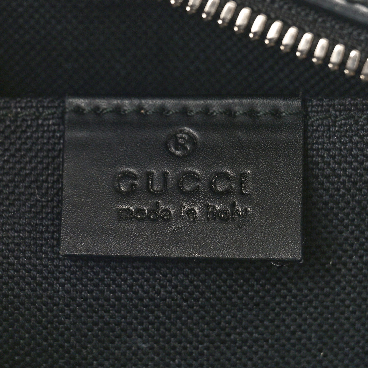 GG Supreme Monogram Web Shoulder Bag Black Grey