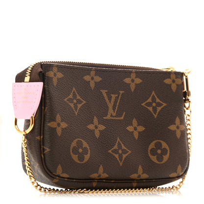 Louis Vuitton Monogram 2021 Christmas Animation Japanese Garden Mini Pochette Accessories  Wisteria Pink 3 of 12