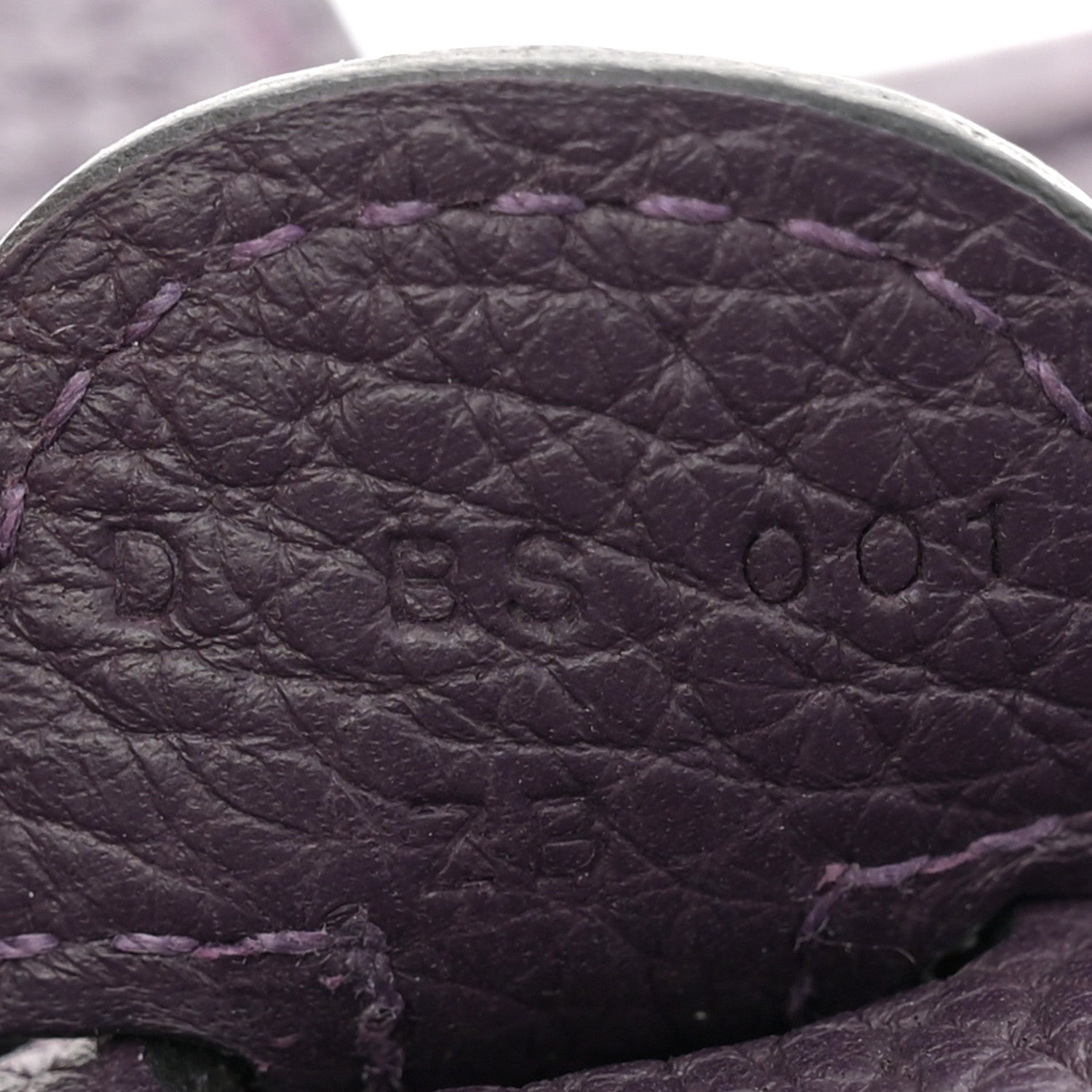 Hermes Taurillon Clemence Evelyne III PM Raisin 7 of 11