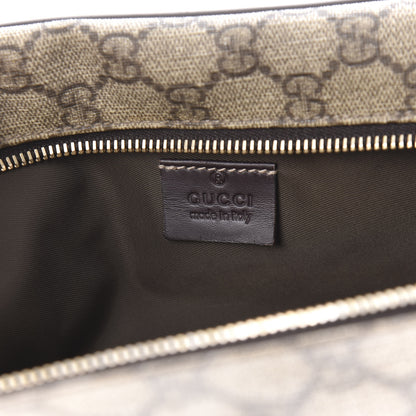 Gucci GG Supreme Monogram Toiletry Case Dark Brown 8 of 10