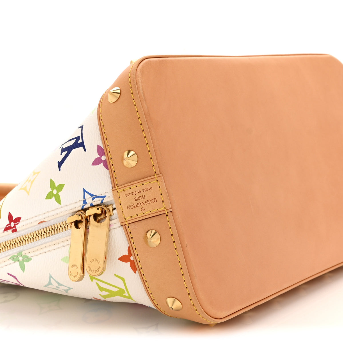 Louis Vuitton Monogram Multicolor Alma White 9 of 10