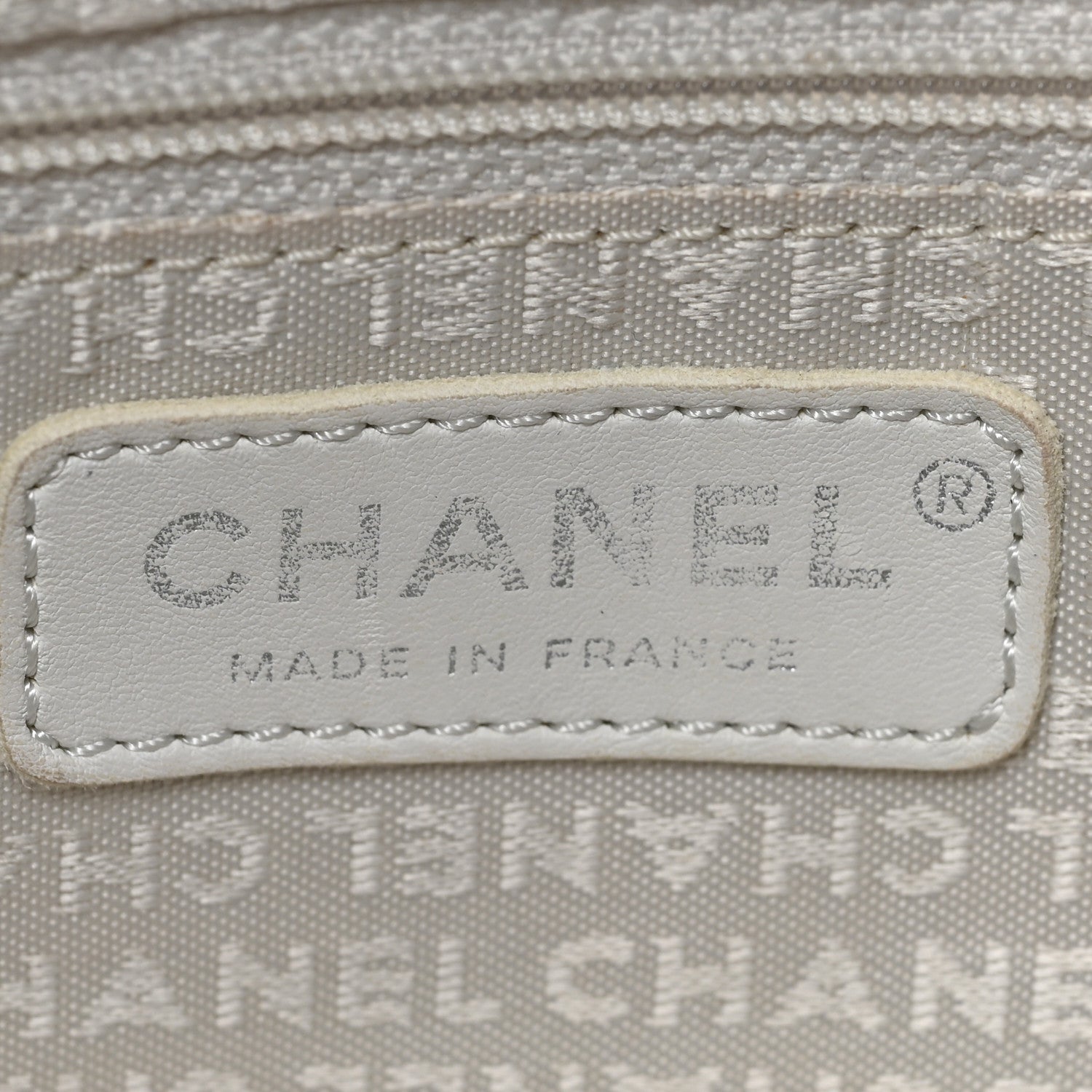 Chanel Canvas Logo CC Bowler Bag Ivory Black 8 of 12