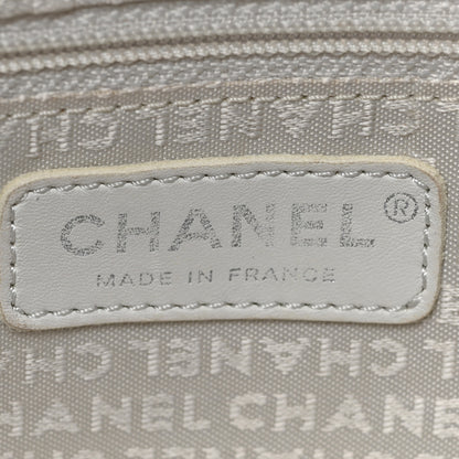 Chanel Canvas Logo CC Bowler Bag Ivory Black 8 of 12