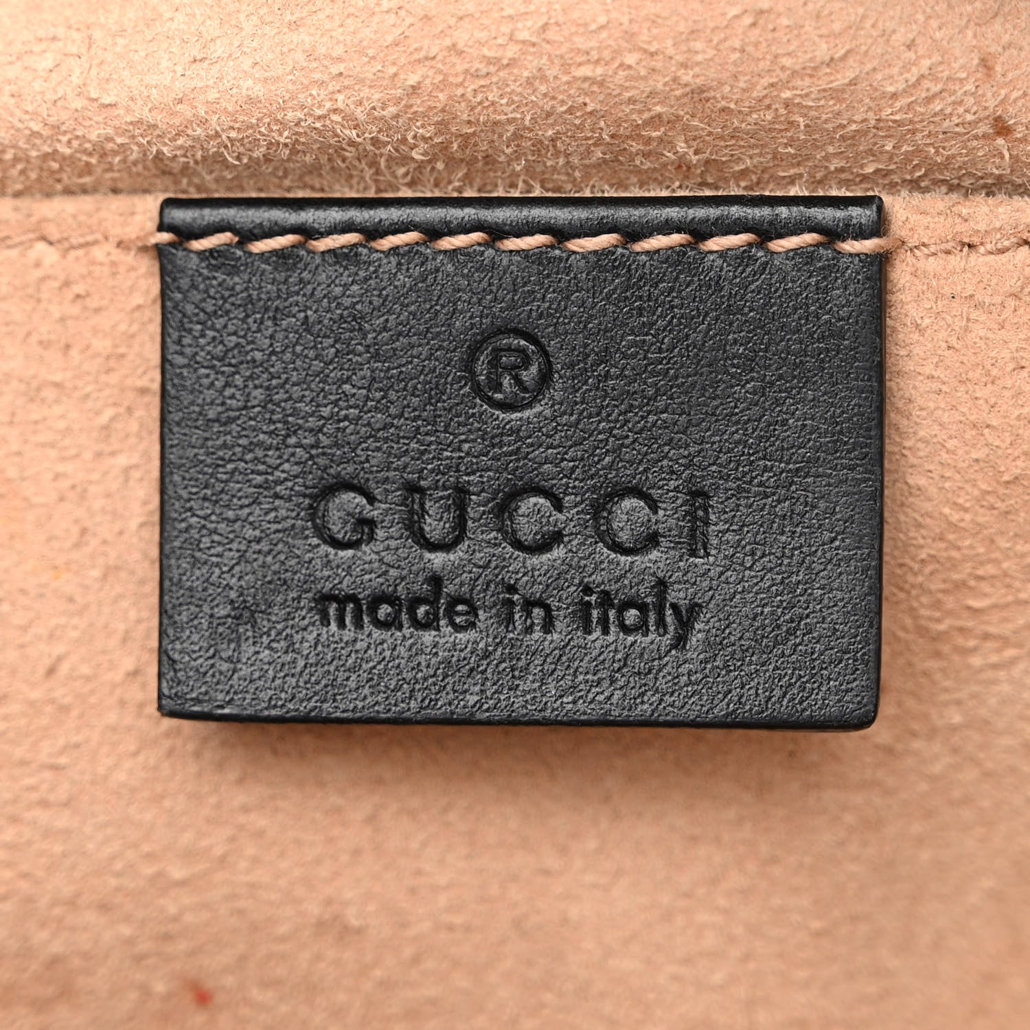 Gucci Calfskin Matelasse Small GG Marmont Chain Shoulder Bag Black 6 of 16
