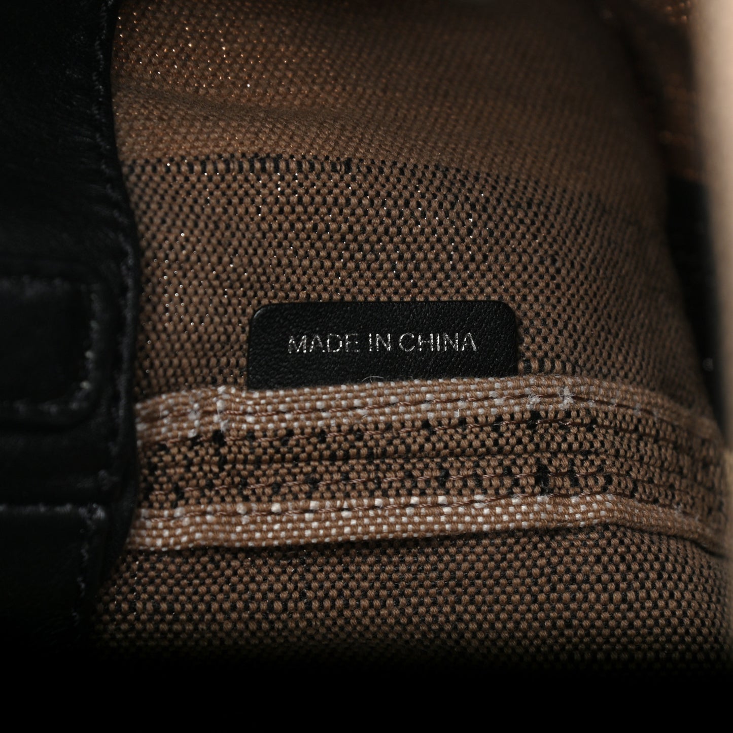 Canvas Mega Check Medium Ashby Hobo Saddle Black