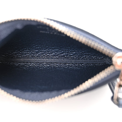 Louis Vuitton Metallic Empreinte Monogram Giant Key Pouch Navy Nacre 5 of 8