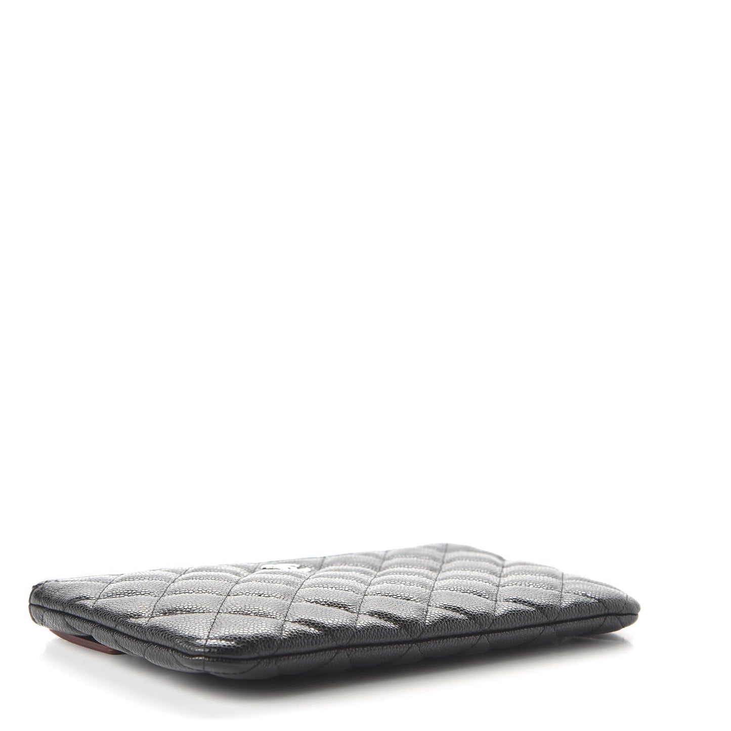 Caviar Quilted Small Pouch Black