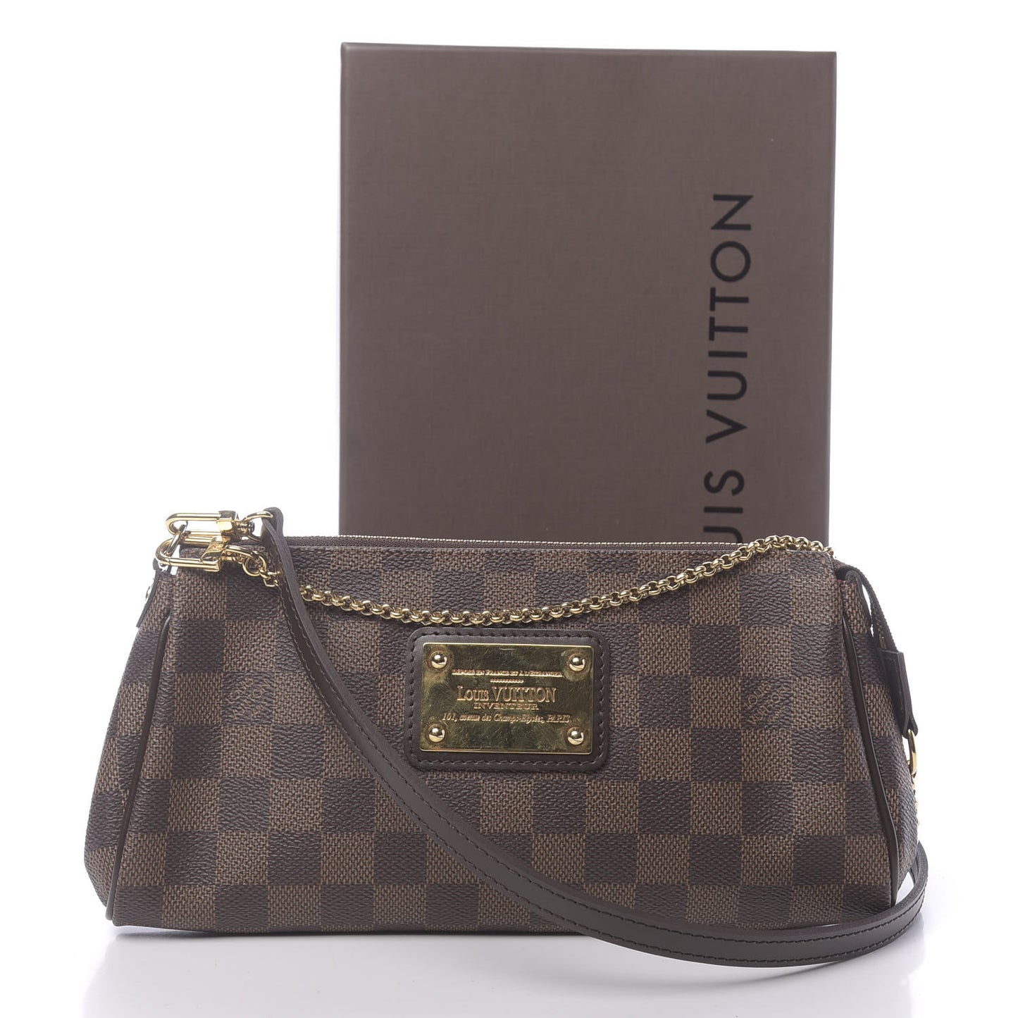 Damier Ebene Eva Clutch