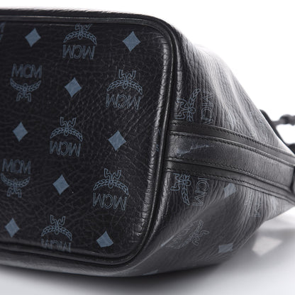 MCM Visetos Essential Drawstring Bucket Bag Black 8 of 16