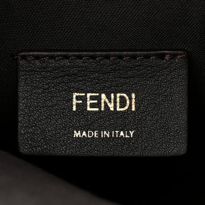 Fendi X JOSHUA VIDES Vitello Century Sfumato Medium By The Way Boston Bag Ghiaia Rosa Azzurro 7 of 17