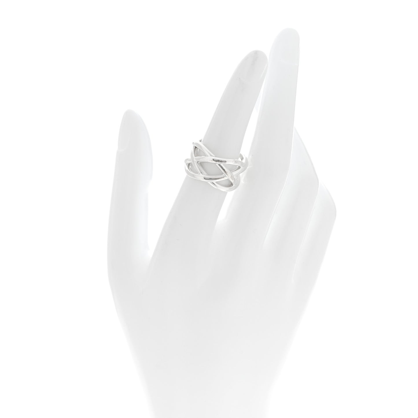 Sterling Silver Celtic Knot Ring 50 5.5