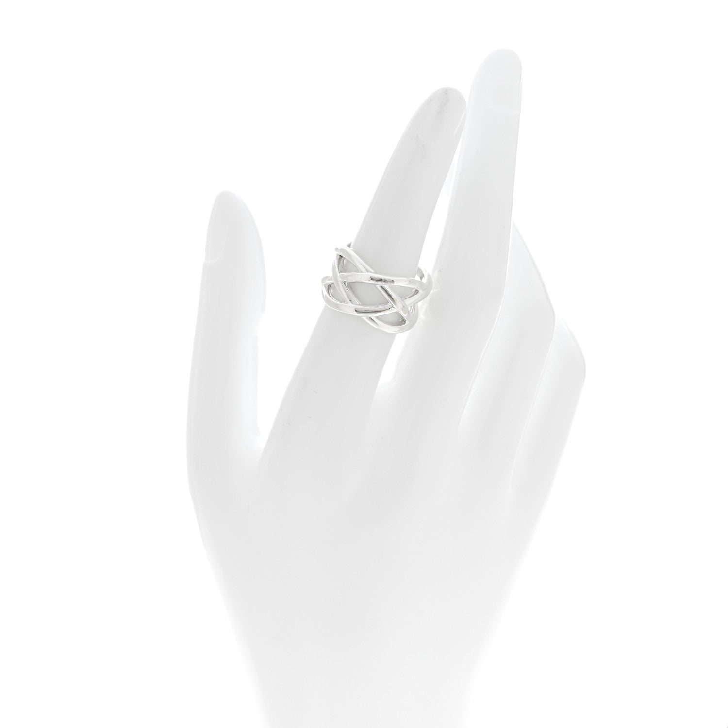 Tiffany Sterling Silver Celtic Knot Ring 50 5.5 2 of 4